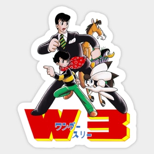 Wonder 3 The Amazing 3 Osamu Tezuka Sticker